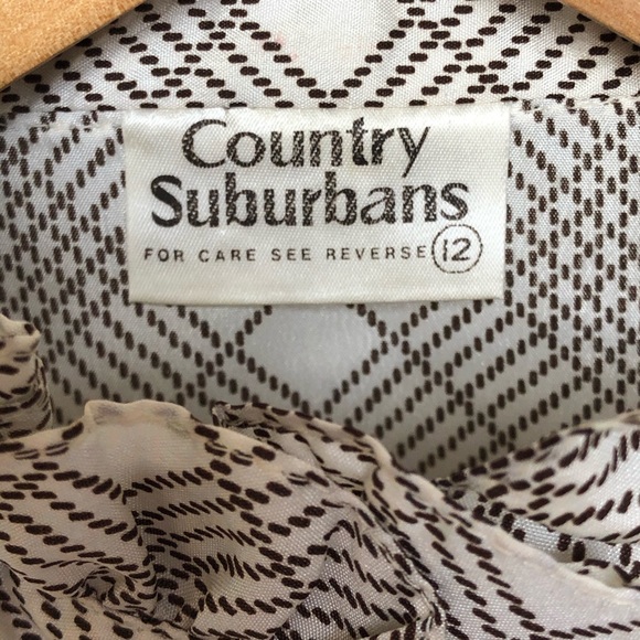 Country Suburban 1970’s vintage button down top. - Picture 4 of 6